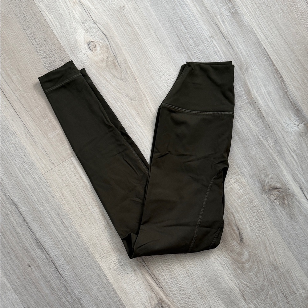 Sportbody® Sporty High-Rise Leggings in dark olive